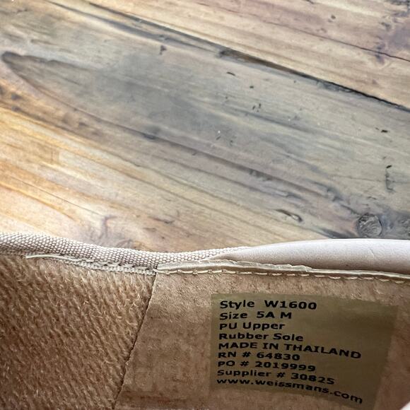 Weissman Mens Lace-Up Tap Shoes Caramel Size 5A Dance Show Event Costume - Picture 7 of 7